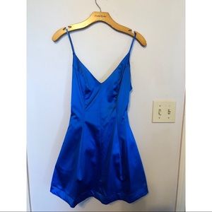 SELENA GOMEZ BeBe dress in blue